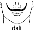 dali mustache